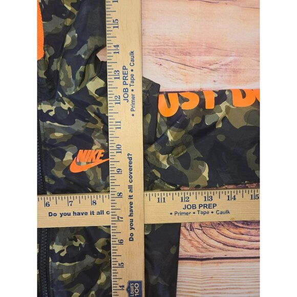 Baby Nike Camo Hooded Jacket 18M Camouflage "Just Do It" Windbreaker - Picture 6 of 6